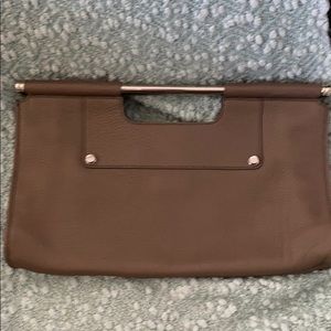 Leather Banana Republic clutch